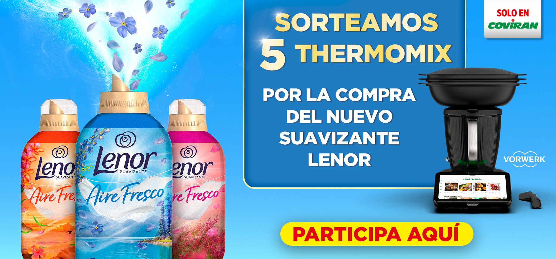 Sorteamos 5 thermomix por la compra del nuevo suavizante Lenor, Participa aqui.