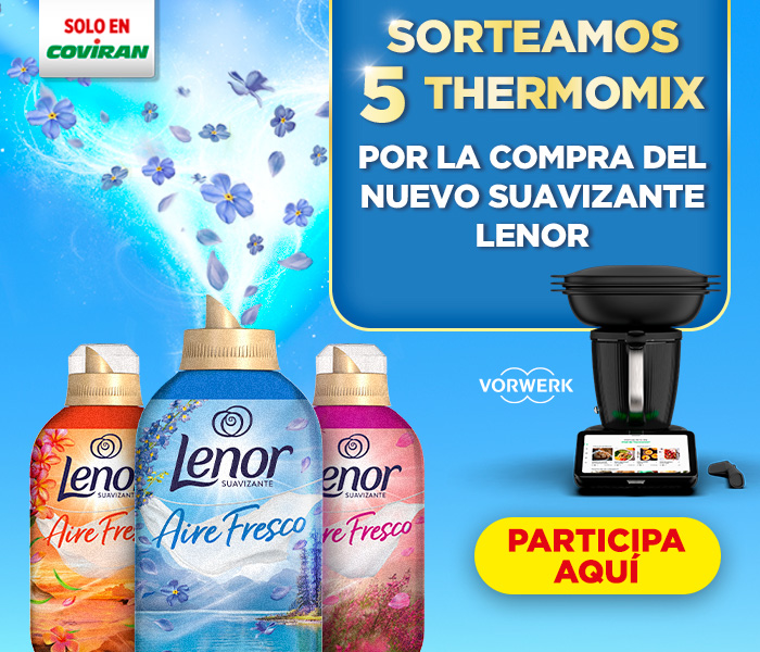 Sorteamos 5 thermomix por la compra del nuevo suavizante Lenor, Participa aqui.